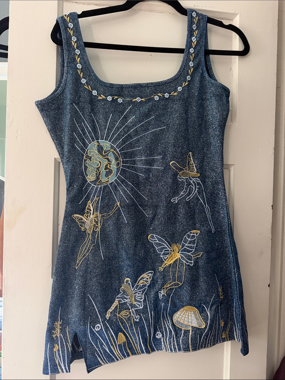Blue Fairy Garden Tank Dress
